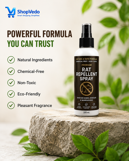 RatRakshak Herbal Rat Repellent Spray (Buy 2 + Get 1 Free)