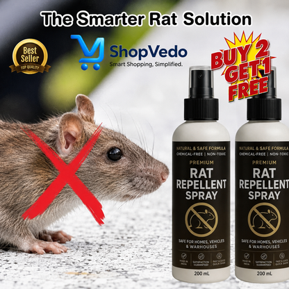 RatRakshak Herbal Rat Repellent Spray (Buy 2 + Get 1 Free)