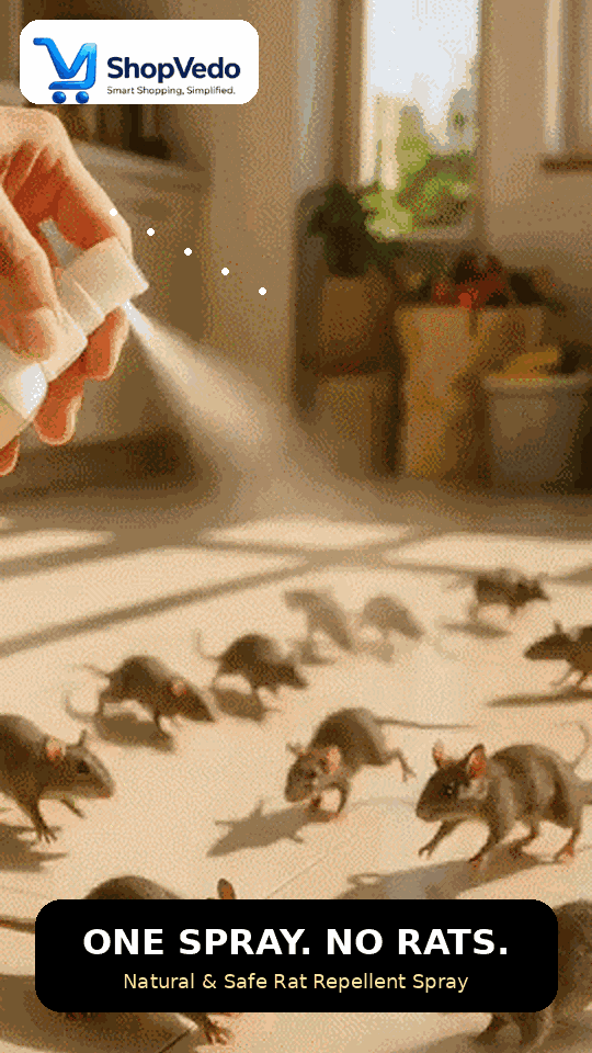 RatRakshak Herbal Rat Repellent Spray (Buy 2 + Get 1 Free)